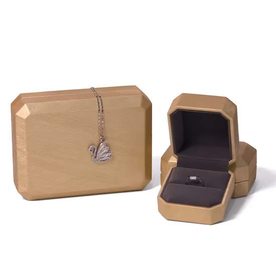 새로운 디자인 패션 PU 가죽 듀얼 와인 포장 상자 (5592R13)