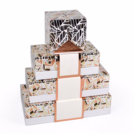 Customized Elegant Fancy Food Grade Chocolate Gift Retail Magnetic Closure Perfume Cosmetic Pakcaging Paper Flip Box with Plastic Insert